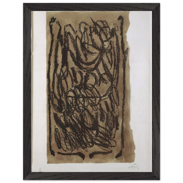 EL PA A LA BARCA 1963 by Antoni Tapies — Framed art print at Zephyeer