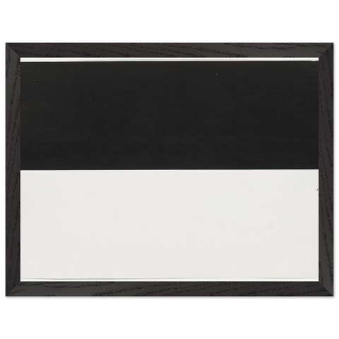 Black and White from the series Line Form Color by Ellsworth Kelly — Framed art print at Zephyeer