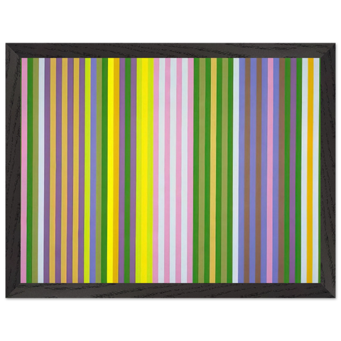 Zebra - 1969 by Gene Davis — Framed art print at Zephyeer