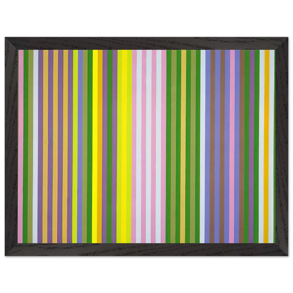Zebra - 1969 by Gene Davis — Framed art print at Zephyeer