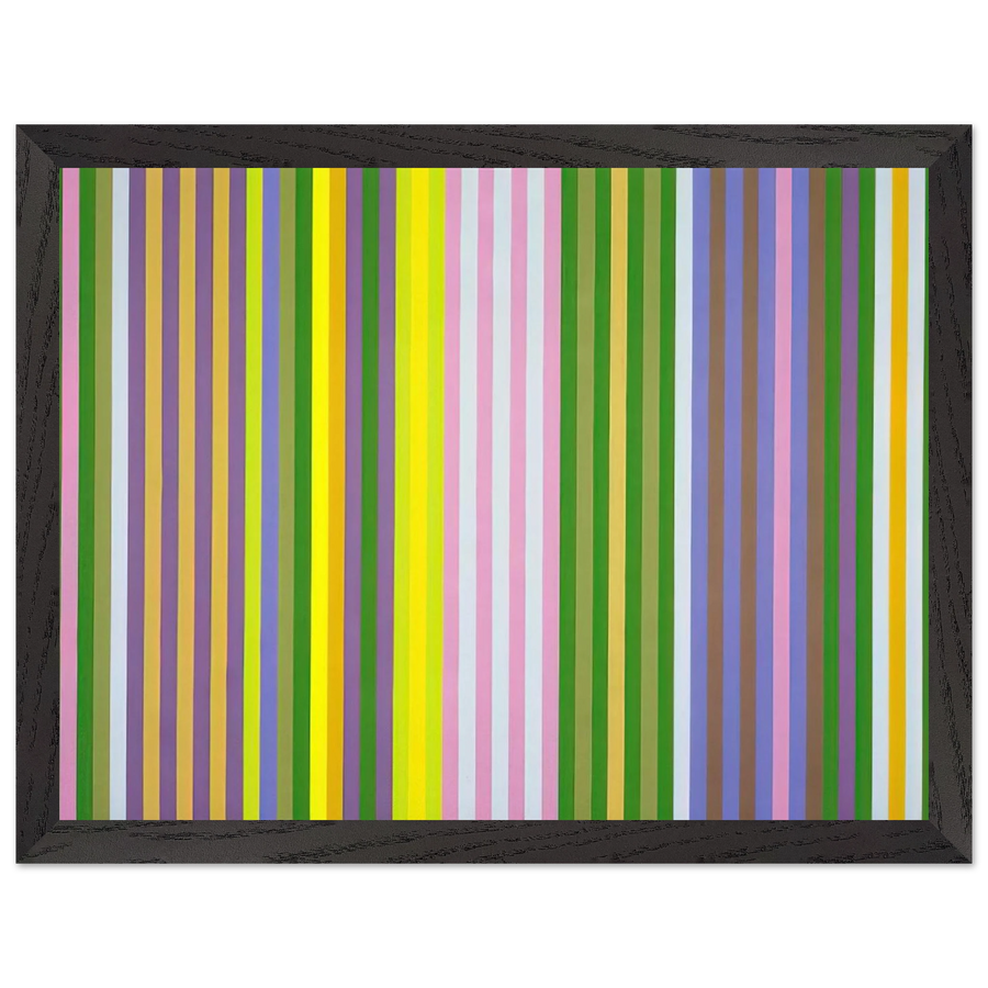Zebra - 1969 by Gene Davis — Framed art print at Zephyeer