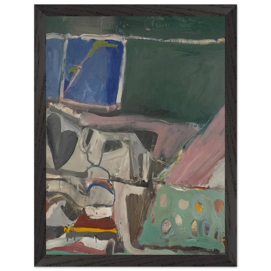 Berkeley #58 by Richard Diebenkorn — Framed art print at Zephyeer
