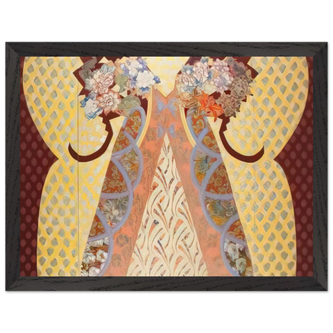 Royal Presence - 1982 by Miriam Schapiro — Framed art print at Zephyeer