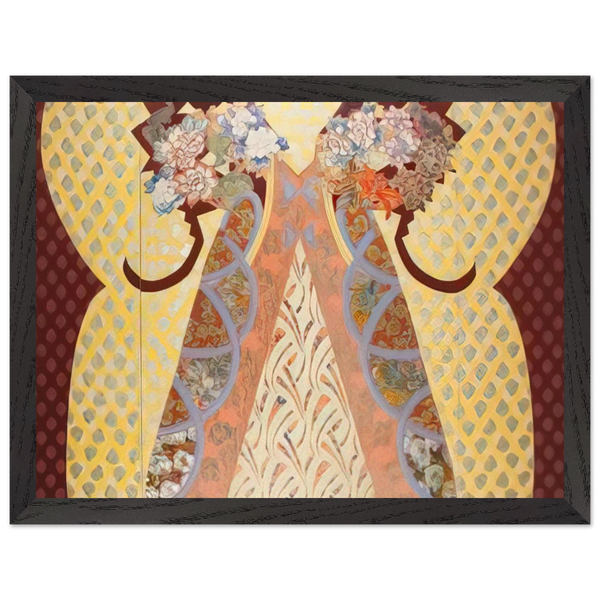 Royal Presence - 1982 by Miriam Schapiro — Framed art print at Zephyeer