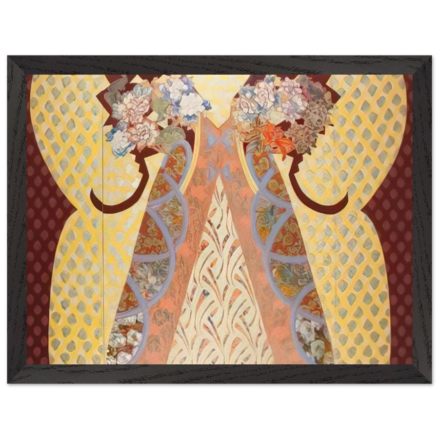 Royal Presence - 1982 by Miriam Schapiro — Framed art print at Zephyeer
