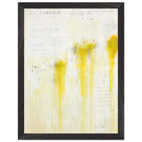 Quattro Stagioni II. Estate by Cy Twombly — Framed art print at Zephyeer