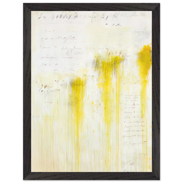 Quattro Stagioni II. Estate by Cy Twombly — Framed art print at Zephyeer