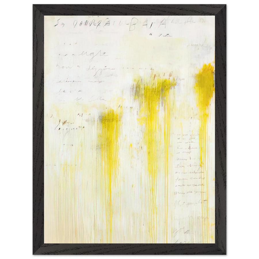 Quattro Stagioni II. Estate by Cy Twombly — Framed art print at Zephyeer