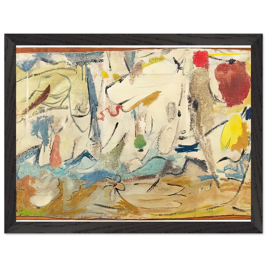 Cloudscape, 1951- by Helen Frankenthaler — Framed art print at Zephyeer