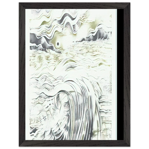 AN UNTITLED PRINT 1982 by Lee Bontecou — Framed art print at Zephyeer