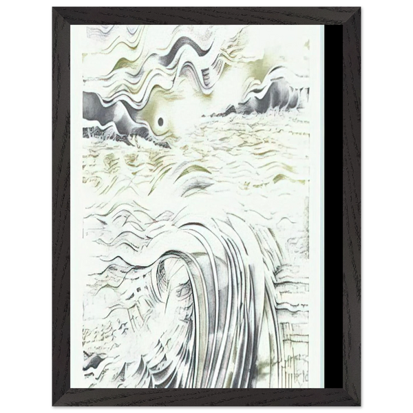AN UNTITLED PRINT 1982 by Lee Bontecou — Framed art print at Zephyeer
