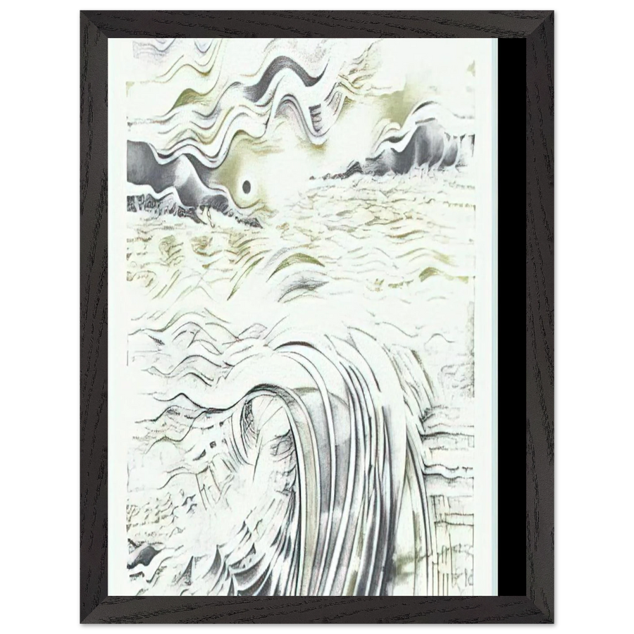 AN UNTITLED PRINT 1982 by Lee Bontecou — Framed art print at Zephyeer