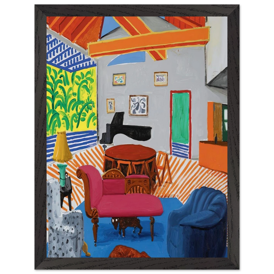 David Hockney — Framed art print at Zephyeer