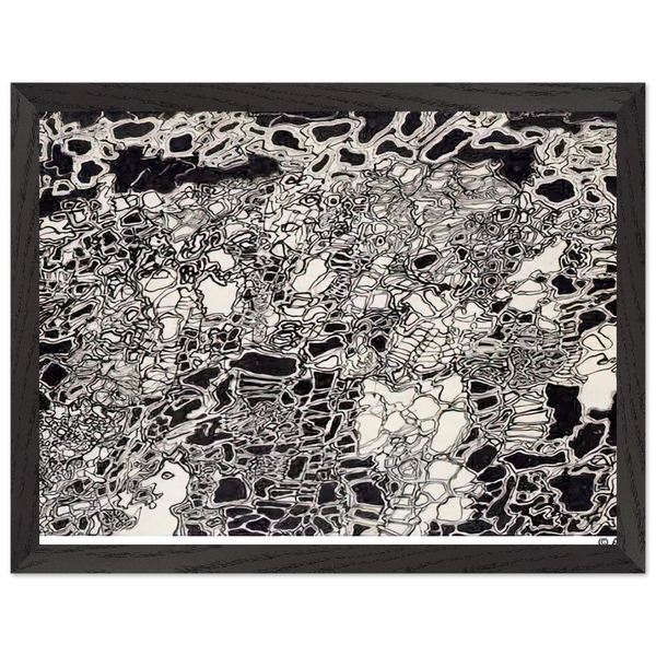BRIGHT METEOR by Jean Dubuffet — Framed art print at Zephyeer