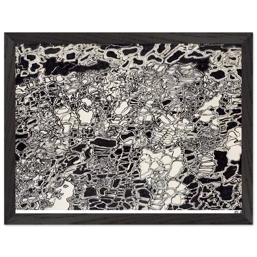 BRIGHT METEOR by Jean Dubuffet — Framed art print at Zephyeer