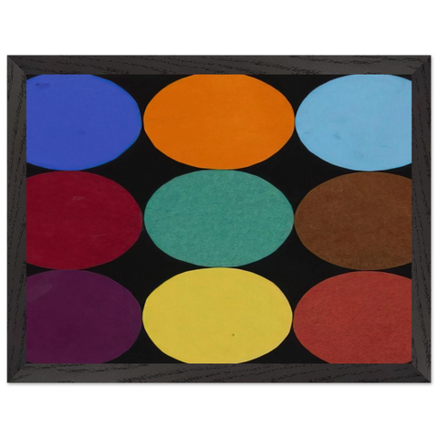 Nine Colors by Ellsworth Kelly — Framed art print at Zephyeer