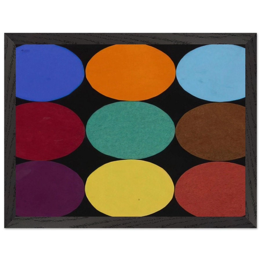 Nine Colors by Ellsworth Kelly — Framed art print at Zephyeer