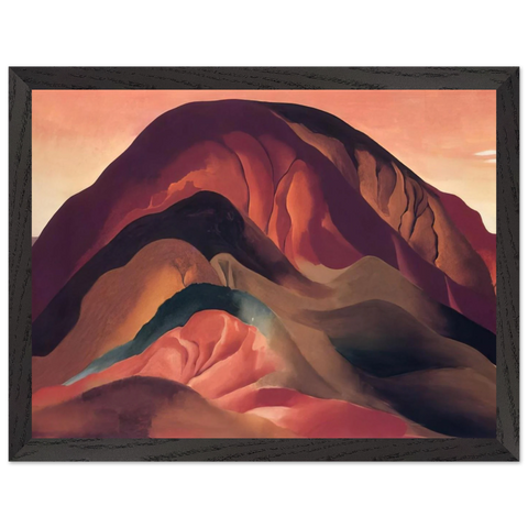 Rust Red Hills by Georgia O'Keeffe — Framed art print at Zephyeer