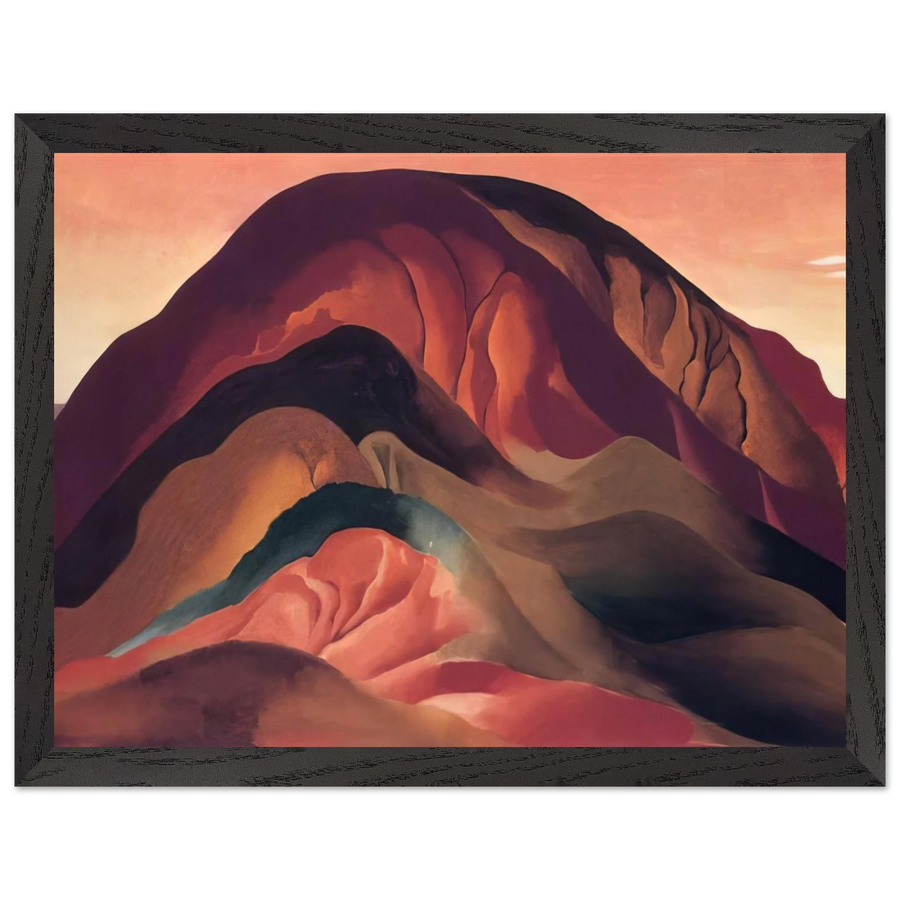 Rust Red Hills by Georgia O'Keeffe — Framed art print at Zephyeer
