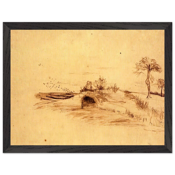 The Cave of Machpelah by Vincent van Gogh — Framed art print at Zephyeer