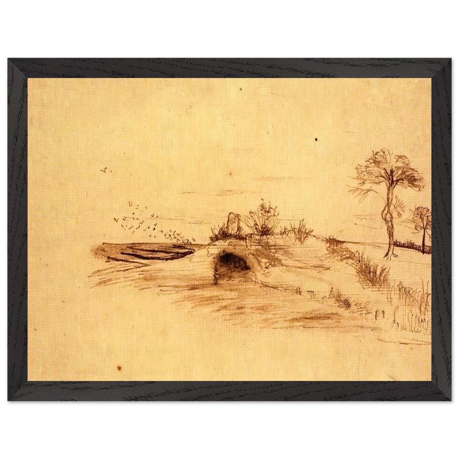 The Cave of Machpelah by Vincent van Gogh — Framed art print at Zephyeer