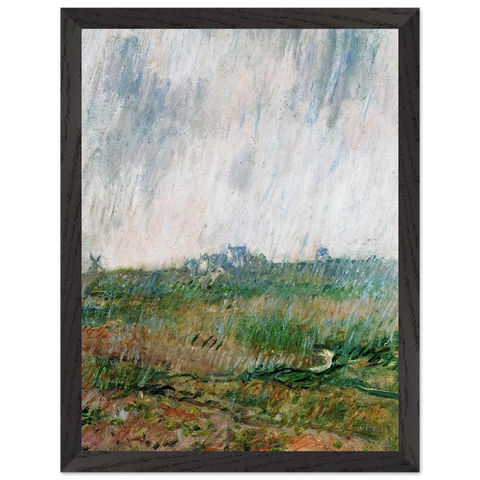 Rain in Belle-Ile by Claude Monet — Framed art print at Zephyeer