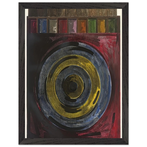 TARGET WITH PLASTER CASTS UNIVERSAL LIMITED ART EDITIONS 208 by Jasper Johns — Framed art print at Zephyeer