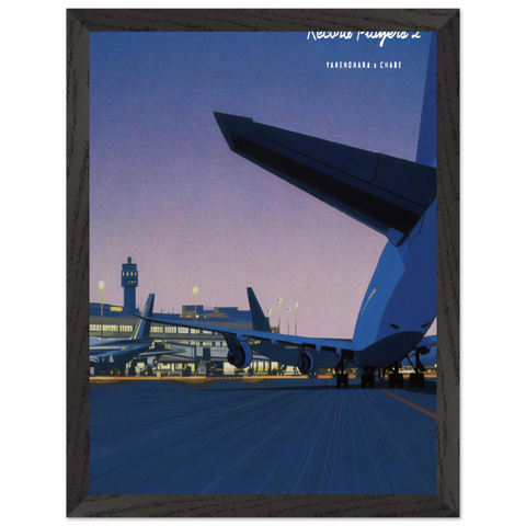 Taxiway by Hiroshi Nagai — Framed art print at Zephyeer