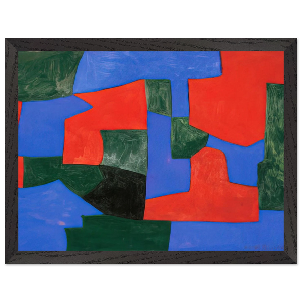Composition abstraite - 1959 by Serge Poliakoff — Framed art print at Zephyeer