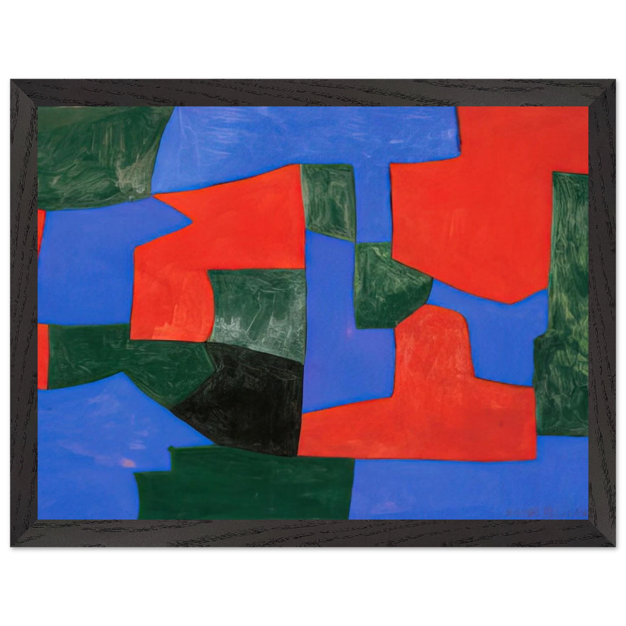 Composition abstraite - 1959 by Serge Poliakoff — Framed art print at Zephyeer