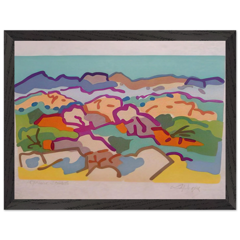 Campagne grecque - 1964 by Charles Lapicque — Framed art print at Zephyeer