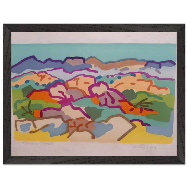 Campagne grecque - 1964 by Charles Lapicque — Framed art print at Zephyeer