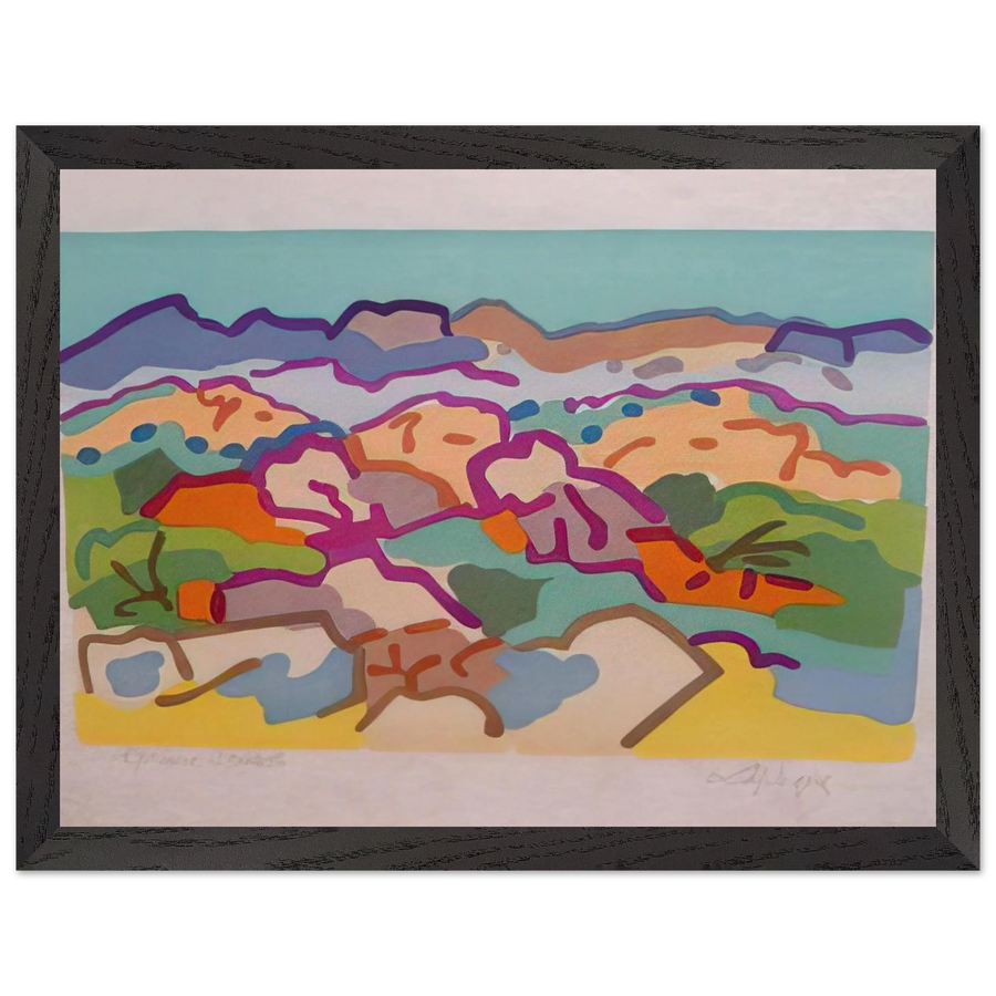 Campagne grecque - 1964 by Charles Lapicque — Framed art print at Zephyeer