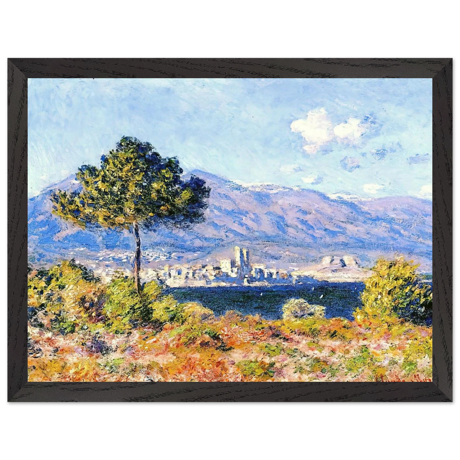 View of Antibes from the Plateau Notre-Dame by Claude Monet — Framed art print at Zephyeer
