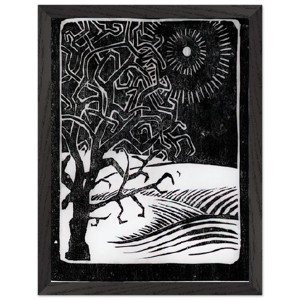 THE BORGER OAK by MC Escher — Framed art print at Zephyeer