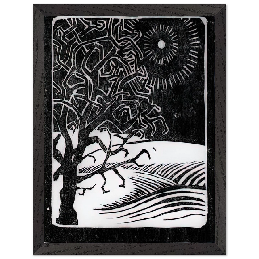 THE BORGER OAK by MC Escher — Framed art print at Zephyeer