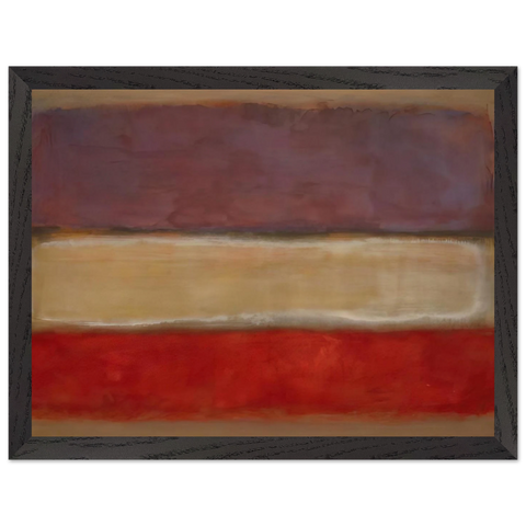 Untitled Purple, White, and Red - 1953 by Mark Rothko — Framed art print at Zephyeer