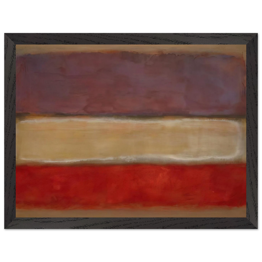 Untitled Purple, White, and Red - 1953 by Mark Rothko — Framed art print at Zephyeer