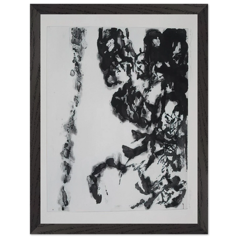 EULOGY ON THE EXTREMELY DELICATE THINGS 1993 by Zao Wou-Ki — Framed art print at Zephyeer