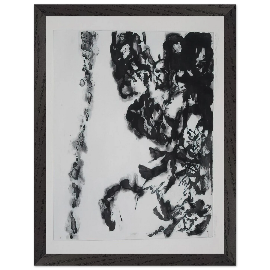 EULOGY ON THE EXTREMELY DELICATE THINGS 1993 by Zao Wou-Ki — Framed art print at Zephyeer