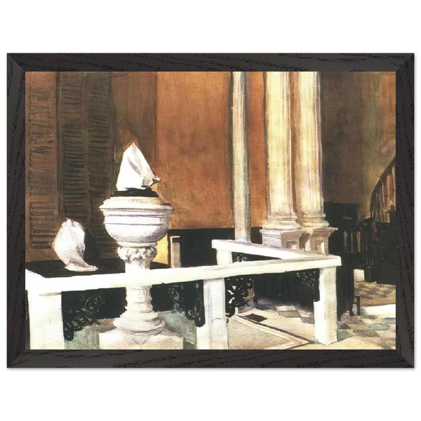Baptistry of St. John s by Edward Hopper — Framed art print at Zephyeer