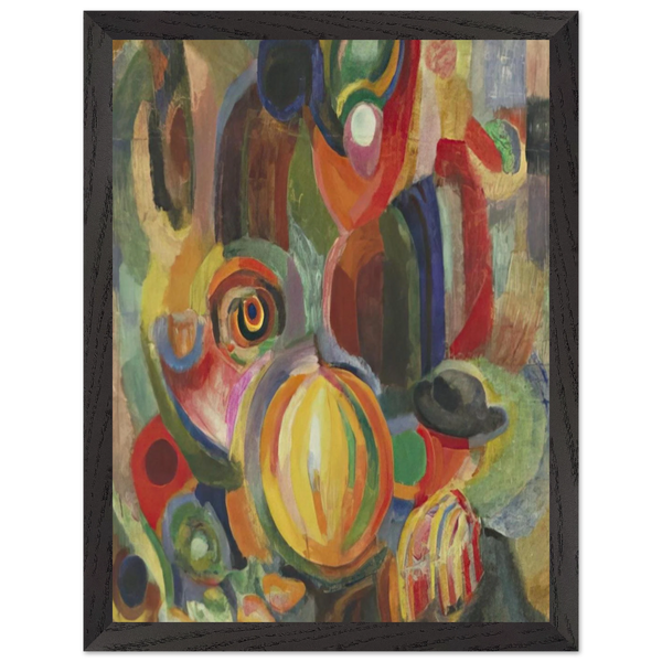 PORTUGUESE MARKET 1915 by Sonia Delaunay — Framed art print at Zephyeer