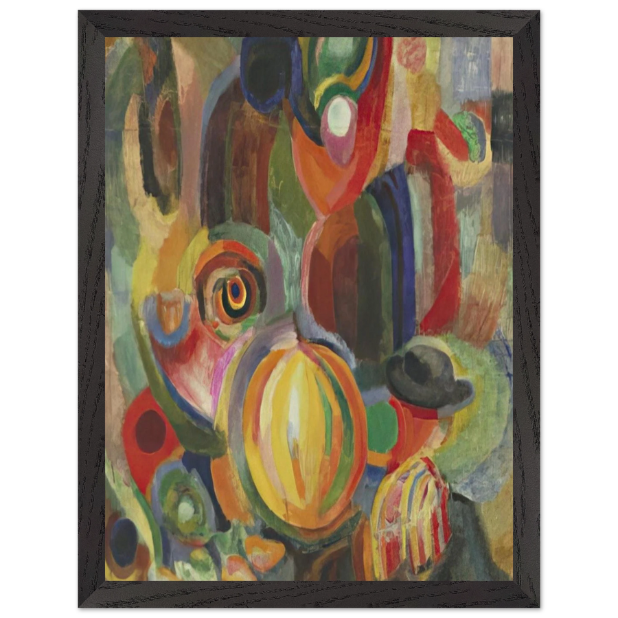 PORTUGUESE MARKET 1915 by Sonia Delaunay — Framed art print at Zephyeer