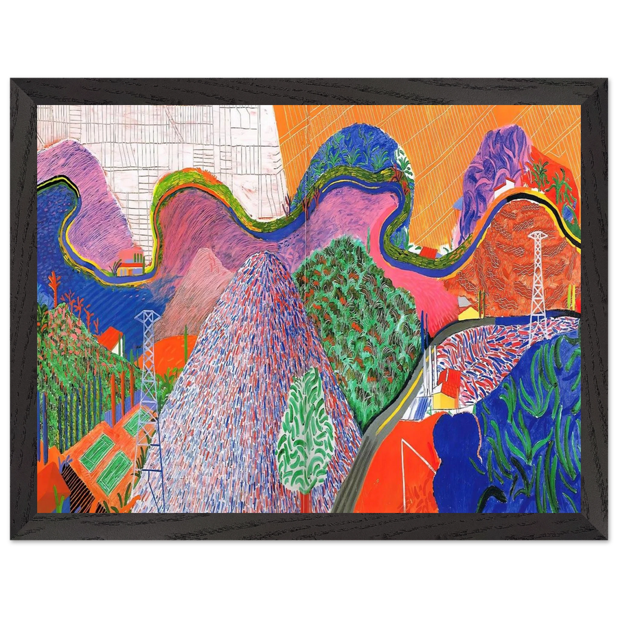David Hockney — Framed art print at Zephyeer