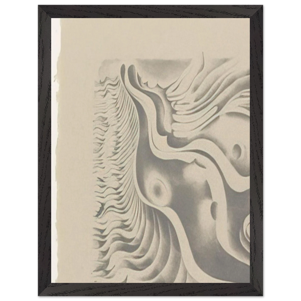 FIFTEENTH STONE 1980 by Lee Bontecou — Framed art print at Zephyeer