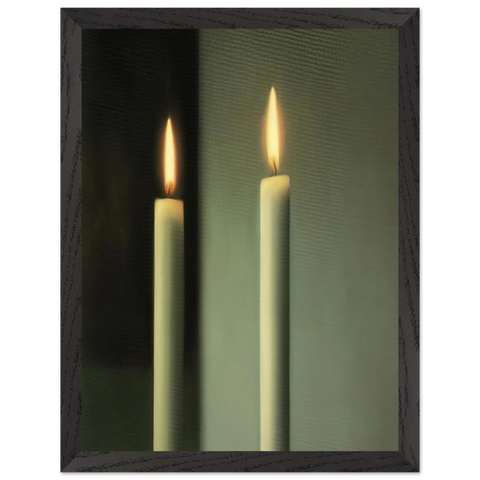 CANDLES by Gerhard Richter — Framed art print at Zephyeer