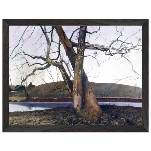 DIL HUEY FARM by Andrew Wyeth — Framed art print at Zephyeer