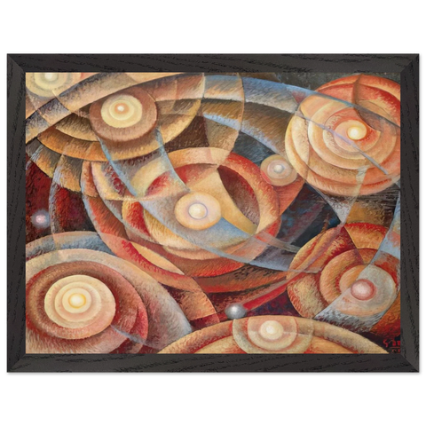 Ritmi astrali - 1916 by Gerardo Dottori — Framed art print at Zephyeer