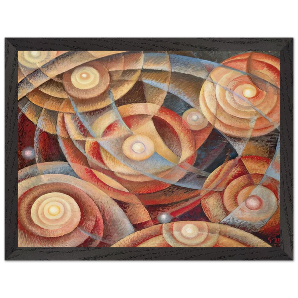 Ritmi astrali - 1916 by Gerardo Dottori — Framed art print at Zephyeer