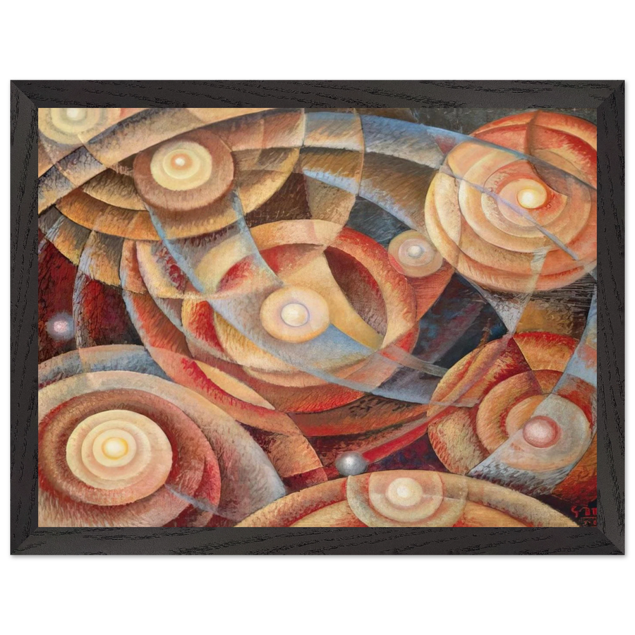 Ritmi astrali - 1916 by Gerardo Dottori — Framed art print at Zephyeer